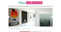 Desktop Screenshot of filmtheblanks.com