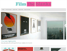 Tablet Screenshot of filmtheblanks.com